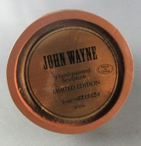 John Wayne - Statuette Résine Globe Verre Franklin Mint - Cavalerie US Officier Capote