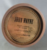 John Wayne - Statuette Résine Globe Verre Franklin Mint - Cavalier des Plaines