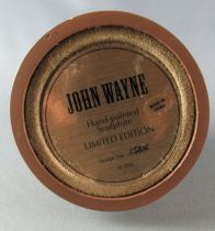 John Wayne - Statuette Résine sans Globe Verre Franklin Mint - Cavalerie US Fusil & Selle