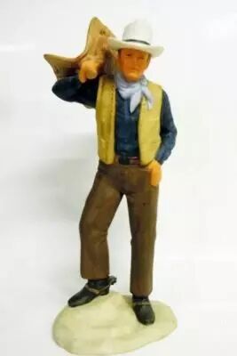 John Wayne (est Bob Seton dans Dark Commando) - Figurine en c�ramique - Avon Image of Hollywood
