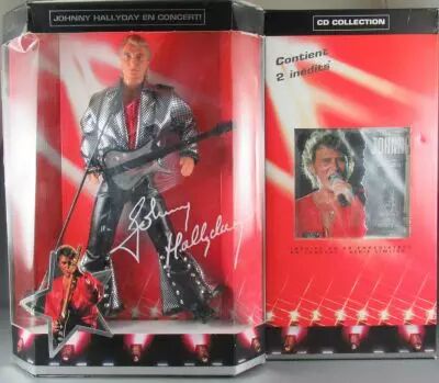 Johnny Hallyday - Mattel Ref 62210 - 12\  doll & Exclusive CD Mint in Box