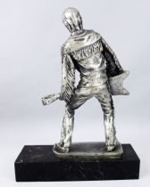 Johnny Hallyday - Statue en métal injecté 16cm \ Johnny Rock\'n Roll\  - Daviland France 1978