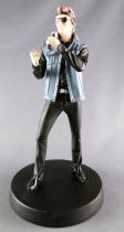 Johnny Hallyday - Statuette Figurine Résine 12cm 1985 Poing/Coeur - Alteys NAJ.58