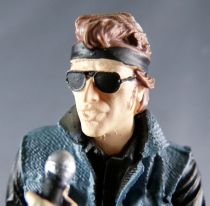 Johnny Hallyday - Statuette Figurine Résine 12cm 1985 Poing/Coeur - Alteys NAJ.58