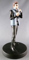 Johnny Hallyday - Statuette Figurine Résine 12cm 1985 Poing/Coeur - Alteys NAJ.58