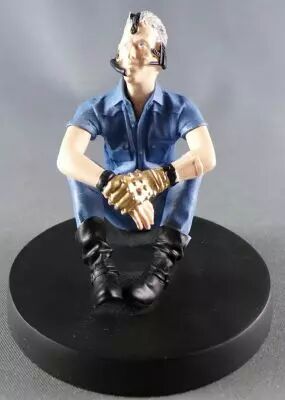 Johnny Hallyday - Statuette Figurine R�sine 12cm 1986 Terminus - Alteys NAJ.56