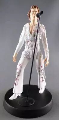 Johnny Hallyday - Statuette Figurine R�sine 12cm Apache Blanc 1979 - Alteys NAJ.55