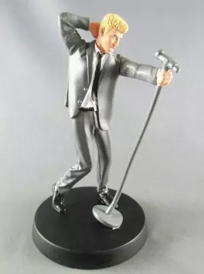 Johnny Hallyday - Statuette Figurine R�sine 12cm Epoque 1962 - Alteys JH.02