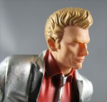 Johnny Hallyday - Statuette Figurine Résine 12cm Epoque 1985 Revival 50\'s - Alteys NAJ.08