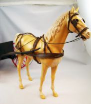 Johnny West - Marx Toys - Buckboard & Thunderbolt (Loose)