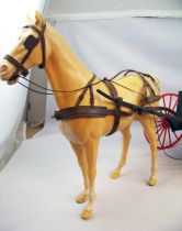 Johnny West - Marx Toys - Buckboard & Thunderbolt (Loose)