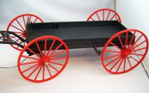 Johnny West - Marx Toys - Buckboard & Thunderbolt (Loose)