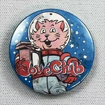 Jou�Club Chat Mascotte - Badge Promotionnel 1985