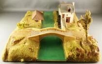 Jouef 1015 1016 1017 Ho Water Wheel Mill Roman Bridge Washhouse Large Set Built 