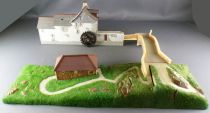 Jouef 1015 1016 1017 Ho Water Wheel Mill Roman Bridge Washhouse Large Set Built Incomplete 