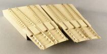 Jouef 1024 Ho 2 Secteurs de Liaison pour Pont Tournant Rails Maillechort