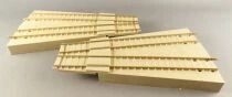Jouef 1024 Ho 2 x Connecting Sector for Turntable Nickel Silver Track