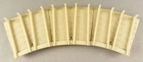 Jouef 1024 Ho 3 x Beige Buffer Stop Sector for Turntable Mint Condition