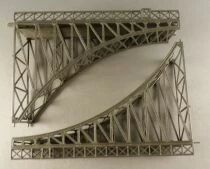 Jouef 1029 Ho Sncf Pont Modulaire M&eacute;tallique &agrave; Arches Long 39 cm Assembl&eacute; sans Boite