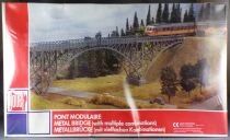 Jouef 1029 Ho Sncf Pont Modulaire M&eacute;tallique &agrave; Arches Long 39 cm Neuf Boite Cellophan&eacute;e