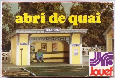Jouef 1038 Ho Platform Shelter Plastic Model Kit Mint in Box
