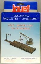 Jouef 103800 Ho Plateform Crane Water Pump & Heap of Coal Plastic Model Kit Boxed