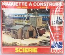 Jouef 1057 Ho Saw Mill Plastic Model Kit Mint in Sealed Box