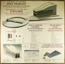 Jouef 109400 Ho Manual Turntable with 2 Engine-Shed Mint in Box