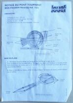 Jouef 109400 Ho Pont Tournant M&eacute;canique &Eacute;lectrisable 2 Voies Garage avec Fosses Notice Neuf