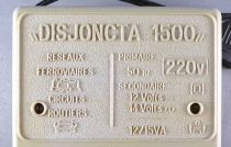 Jouef 1500 Transformateur Redresseur Disjoncta 220V CC 12V 1A  + CA 14V 1A en Boite 3
