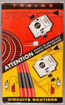 Jouef 1500 Transformateur Redresseur Disjoncta 220V CC 12V 1A  + CA 14V 1A en Boite 3