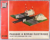 Jouef 2671 Ho Sncf Electric Crossing Level with Steel Track Mint in Box