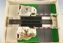 Jouef 2671 Ho Sncf Passage &agrave; Niveau Electrique Rail Acier Passage de Voie Neuf Boite