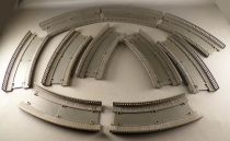 Jouef 2674 Ho Curve Upper Passage 10 Curved Decks with Railings R = 385 mm no Box