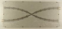 Jouef 312 3312 313 3313 - Chicane & Crossroad Grey Straight Track Slot Car
