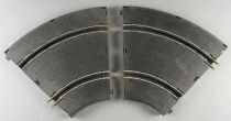 Jouef 320/2 - 2 x Half Curved Tracks 45° Mint Condition