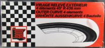 Jouef 3433 - Circuit Z Racing - Virage Relevé Extérieur 45° R=436mm 4 Eléments Neuf Boite
