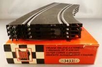Jouef 3433 - Z Racing - Outside Banked Curved Track 45&deg; R=436mm 4 Elements Mint in Box