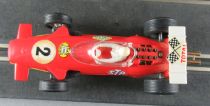 Jouef 3562 - Lotus F1 Rouge N°2 Châssis Jaune Citron & 2 Frotteurs Neufs