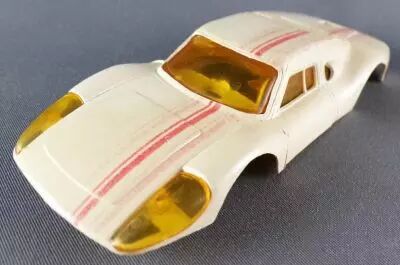 Jouef 3640 - Carrosserie de Porsche GT Blanche 6 Bandes Tampographi�es
