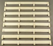 Jouef 371 - 8 x Sliding Rails 45° Security Fences Length 243mm