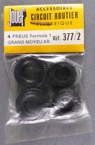 Jouef 377/2 - 4 Tyres for Formula 1 with Large Rear Hub Mint in Bag