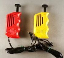 Jouef 3840 - 2 Poign&eacute;es Man�uvre R&eacute;gulateur Vitesse Rouge + Jaune Circuit