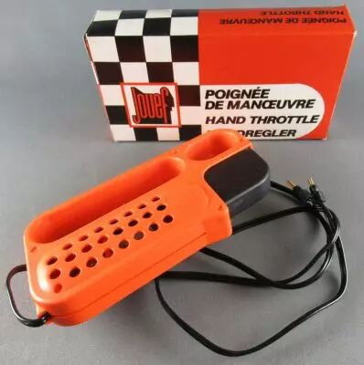 Jouef 3881 - Circuit Z Racing - Poign�e de Man�uvre Orange Proche Neuf Boite