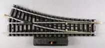 Jouef 4084 Ho Hand Control Point turn right 22°30 R 385 Steel Tracks 153mm