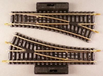 Jouef 408458 Ho 2 Aiguillages Manuels � Droite Rails Maillechort 22�30 R 385 Neuf sans Boite