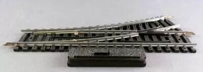 Jouef 4085 Ho 1 Aiguillage Manuel � Gauche Rails Acier 22�30 R 385 sans Boite