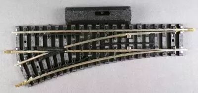 Jouef 4085 Ho 1 Hand Control Point turn left 22�30 R 385 Nickel Silver Tracks Mint no Box
