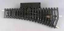 Jouef 4085 Ho 1 Hand Control Point turn left 22&deg;30 R 385 Nickel Silver Tracks Mint no Box