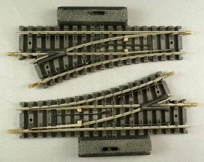 Jouef 4085 Ho 2 x Hand Control Point turn left 22�30 R 385 Steel Tracks Mint no Box